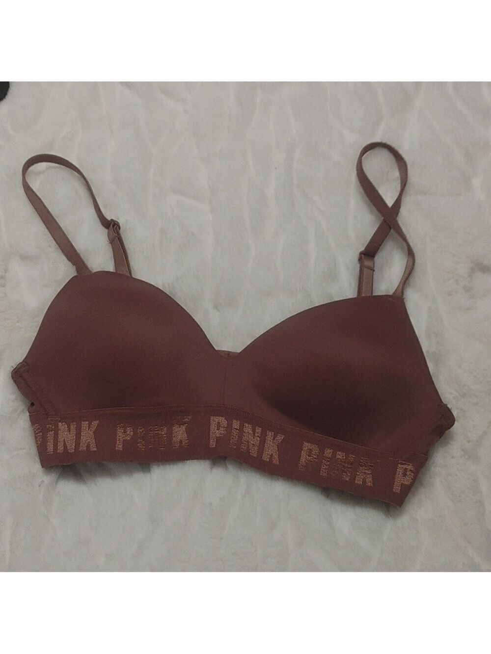 PINK by VS Wear everywhere Wireless lightly lined bra size 32A Purplish Pink